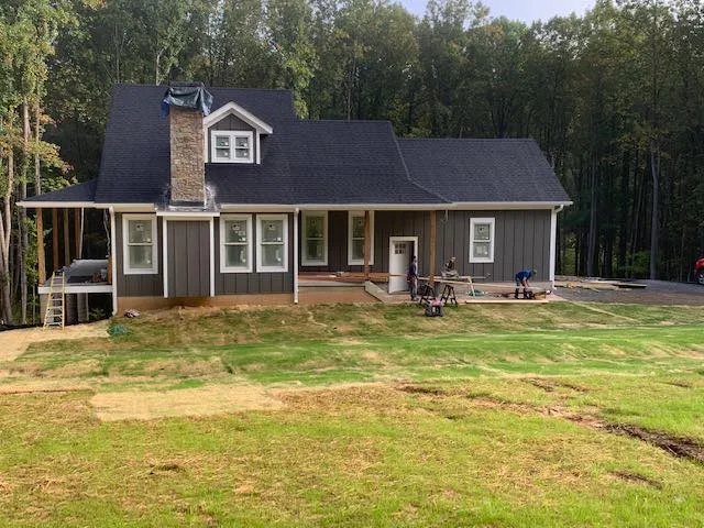 Custom Home with Custom Railing