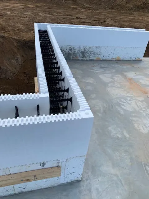 Insulated Concrete Foundation — photograph 3