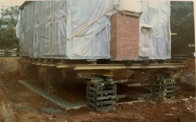Historical Restoration: House Lifting & Addition — photograph 1